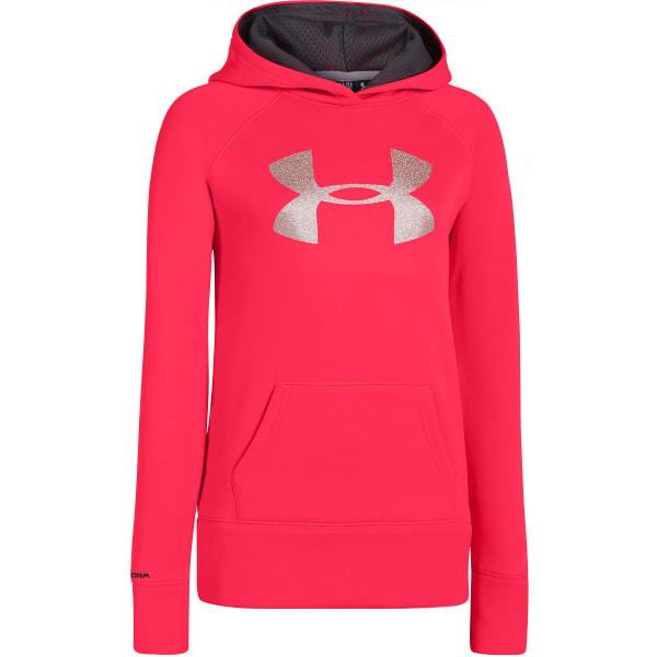 Hoodie with Logo - Under Armour Girls' Armour® Fleece Storm Big