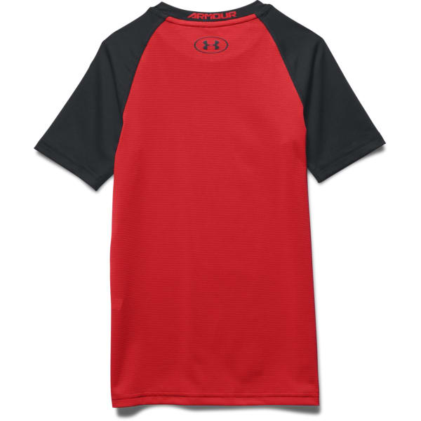 UNDER ARMOUR Boys' HeatGear Digi Short-Sleeve Tee