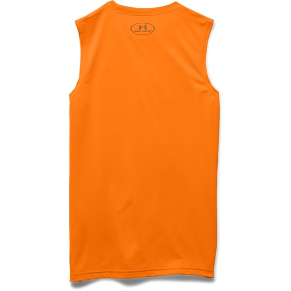 UNDER ARMOUR Boys' Big Logo Sleeveless Graphic Tee