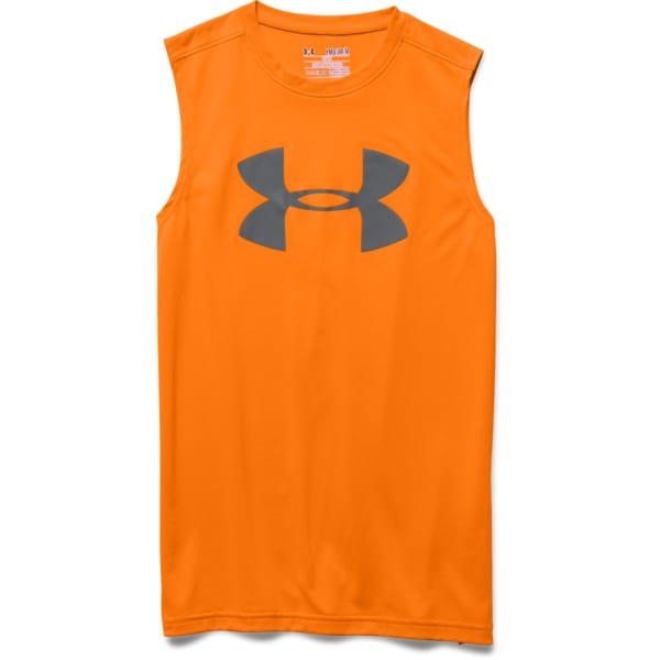 UNDER ARMOUR Boys' Big Logo Sleeveless Graphic Tee