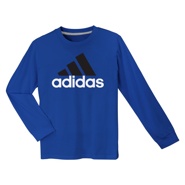 ADIDAS Boys' Logo Long-Sleeve Tee