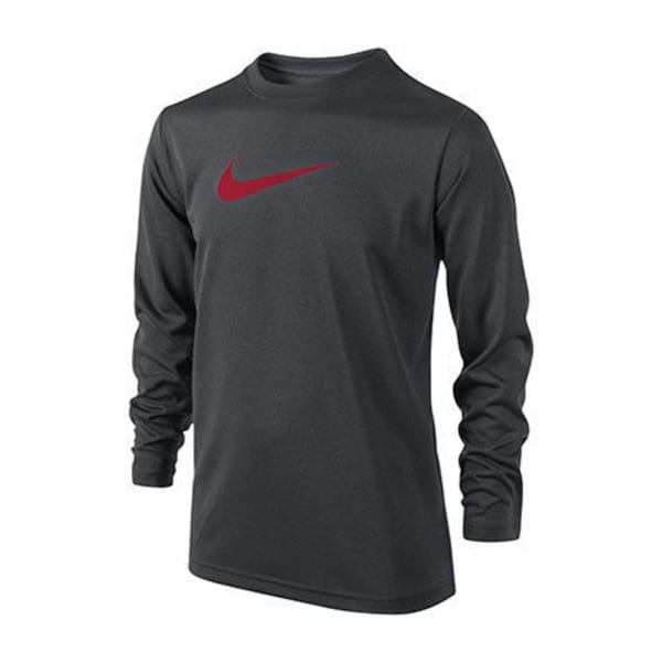 NIKE Big Boys' Legend Long-Sleeve Tee