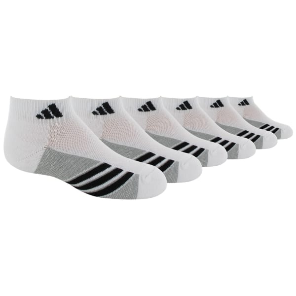 ADIDAS Youth Graphic Low Cut Socks, 6-Pack