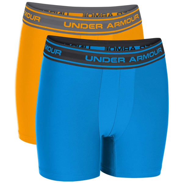 UNDER ARMOUR Boys' HeatGear Performance Boxerjock Boxer Briefs, 2-Pack