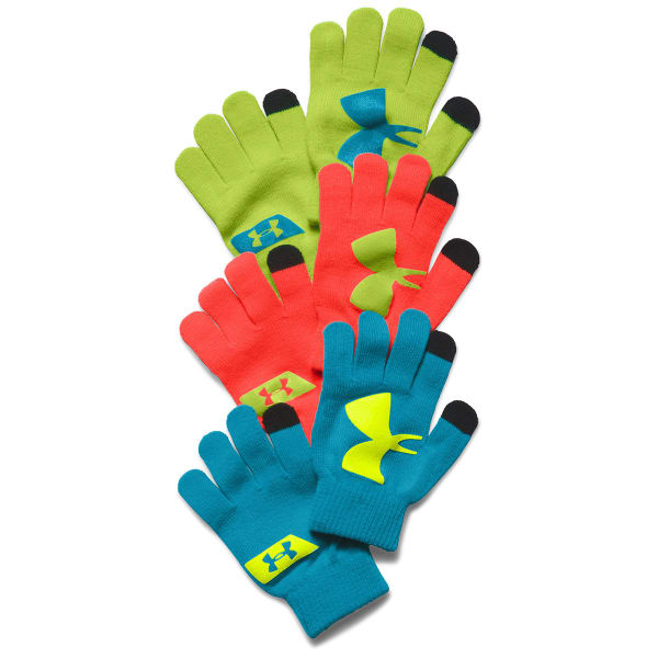 UNDER ARMOUR Kids' Chillz Neon Gloves 3-Pack