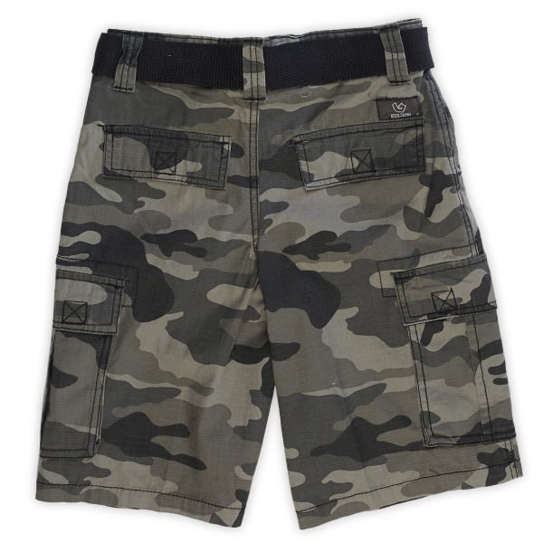 SUBCULTURE Boys' Camo Ripstop Cargo Shorts