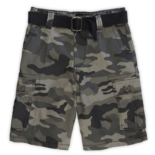 SUBCULTURE Boys' Camo Ripstop Cargo Shorts