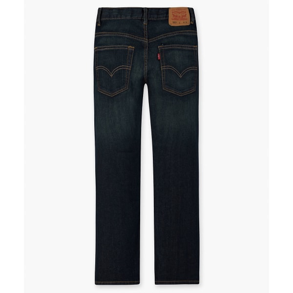 LEVI'S Big Boys' 505 Husky Straight Fit Jeans