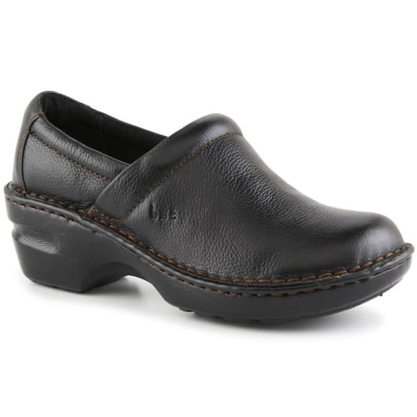 B.O.C. Women's Peggy Clogs, Black, Wide Width