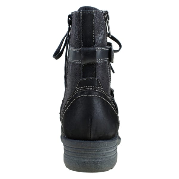 EARTH ORGINS Women's Perrie Leather Lace Up Boots