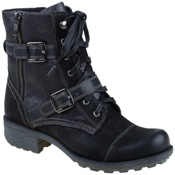 EARTH ORGINS Women's Perrie Leather Lace Up Boots