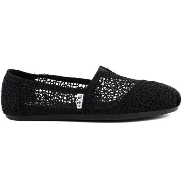 SKECHERS Women's Bobs Crochet Slip-on Shoes