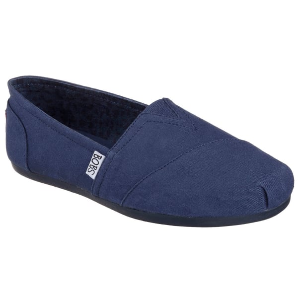 Bobs Plush Canvas Shoes, Navy 