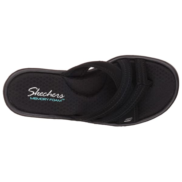 SKECHERS Women's Rumblers Strappy Thong Sandals