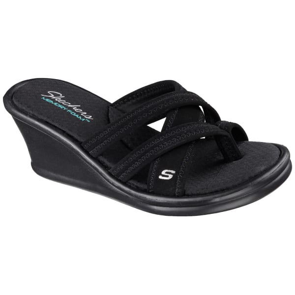 SKECHERS Women's Rumblers Strappy Thong Sandals