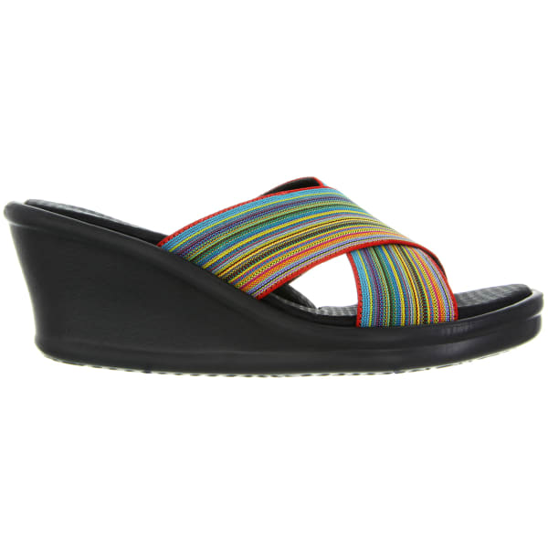 SKECHERS Women's Rumblers €“ Gore-Geous Wedge Sandals