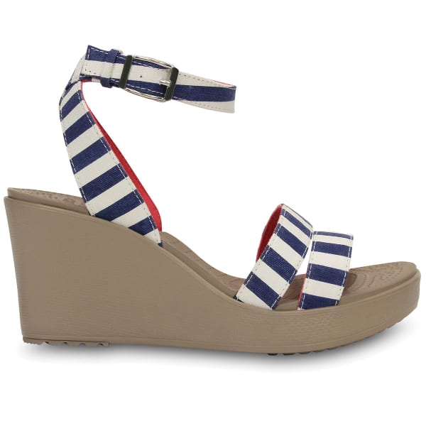 CROCS Women's Leigh Nautical Wedges