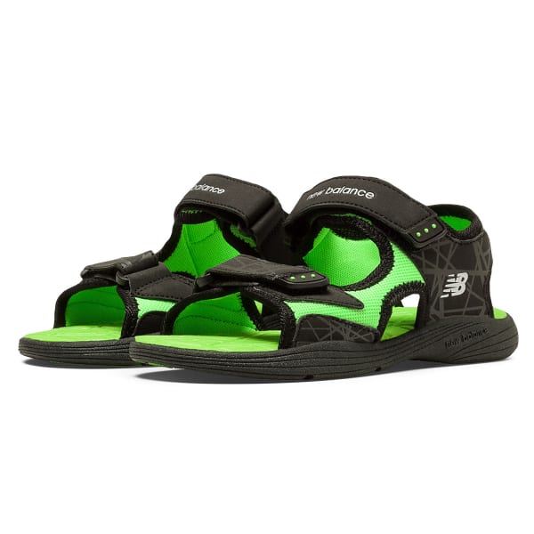 NEW BALANCE Boys' Poolside Sandals V2, Wide