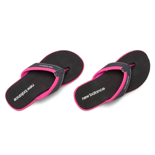 girls new balance flip flops