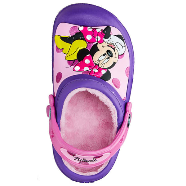 CROC Kids' Minnie Glitter Lined Clogs, 6-13