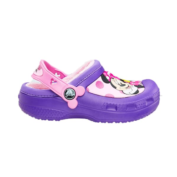 CROC Kids' Minnie Glitter Lined Clogs, 6-13