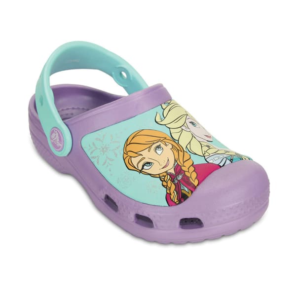 CROCS Girls' Creative Crocs Frozen Clogs, 6-13, 1