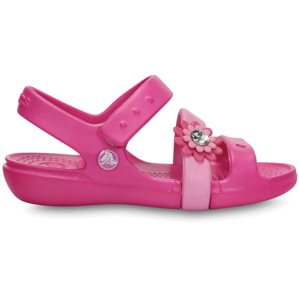 CROCS Girls' Keeley Petal Charm Sandals