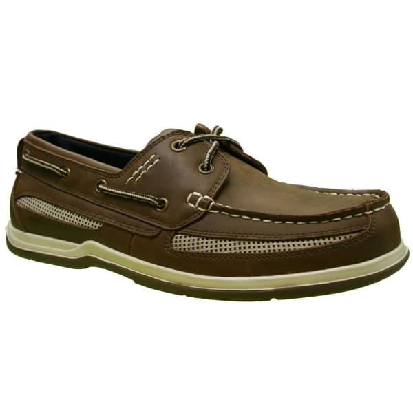 ISLAND SURF Men's Cod Boat Shoes, Dark Brown