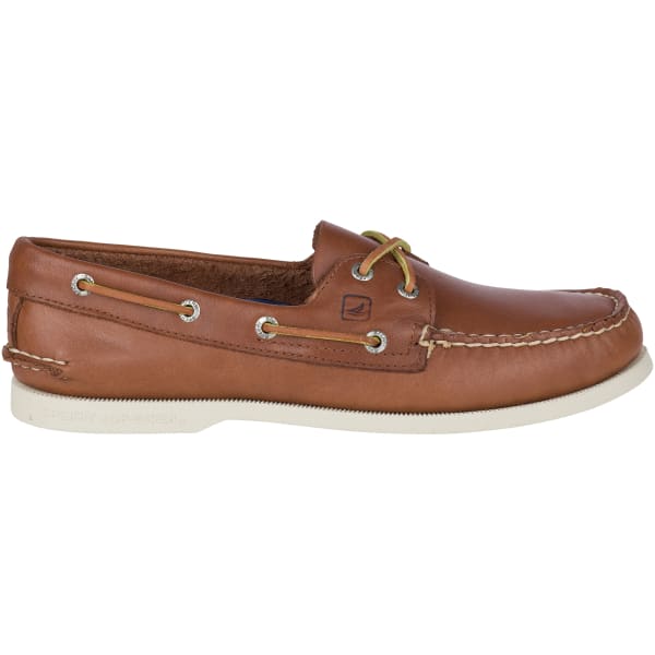 SPERRY Men's Authentic Original 2-Eye Boat Shoes, Tan, Wide