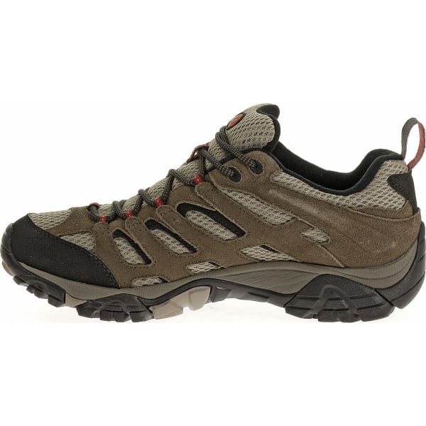 MERRELL Men's Moab WP Hiking Shoes, Bark Brown, Wide