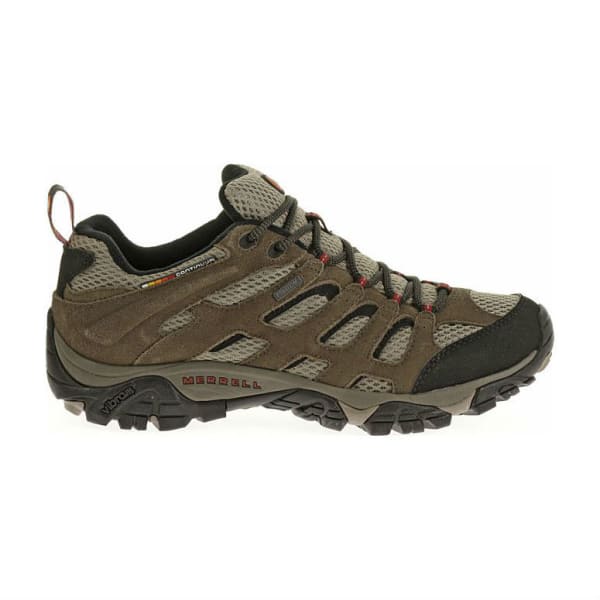 MERRELL Men's Moab WP Hiking Shoes, Bark Brown