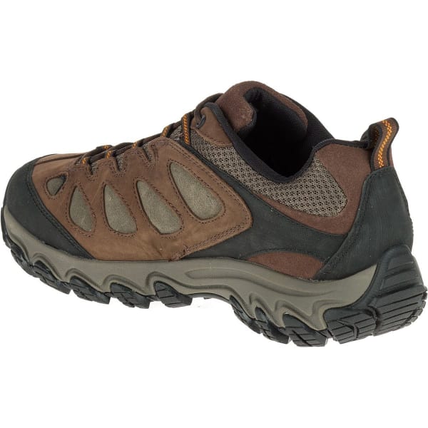 MERRELL Men's Pulsate Hiking Shoes, Black/Bracken, Wide