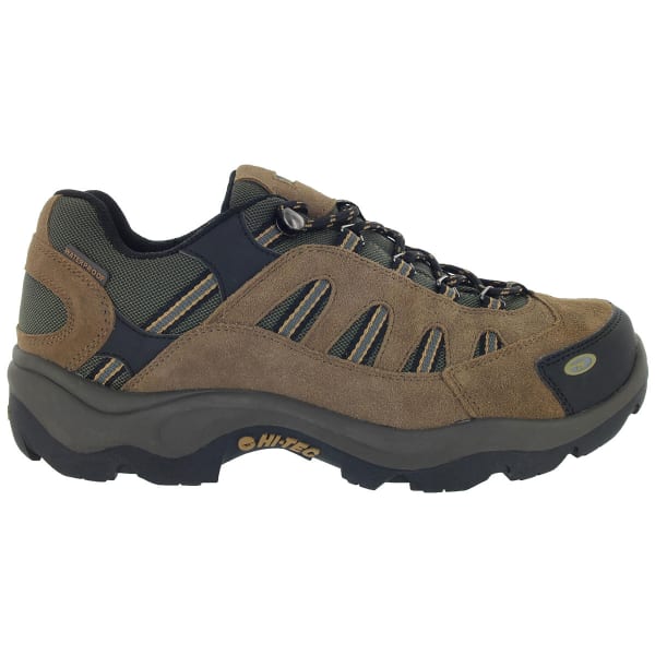 HI-TEC Men's Bandera Low WP Hiking Shoes, Bone/Brown/Mustard,Wide