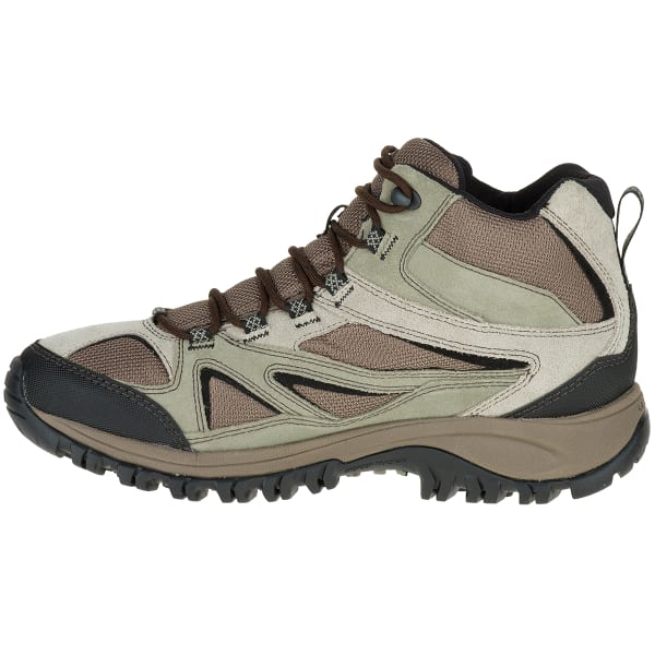 MERRELL Men's Phoenix Bluff Mid Waterproof Hiking Shoes, Putty