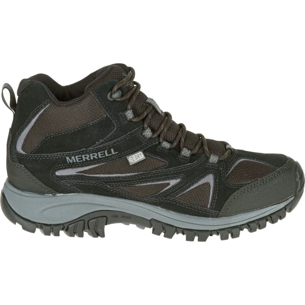 MERRELL Men's Phoenix Bluff Mid Waterproof Hiking Boots, Black