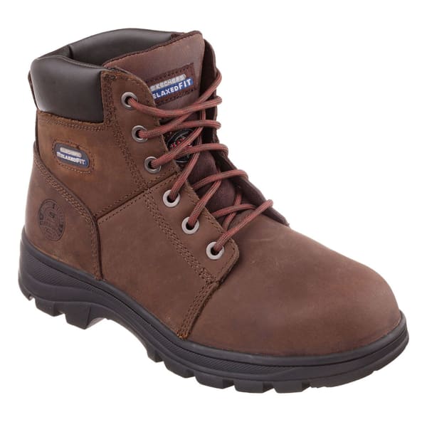 SKECHERS Men's Workshire Relaxed Fit Steel Toe Boot's