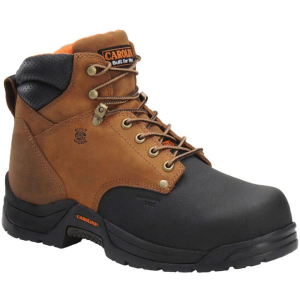 CAROLINA Men's CA5582 Wide 6" Composite Toe Metguard Work Boots, Copper Crazy Horse