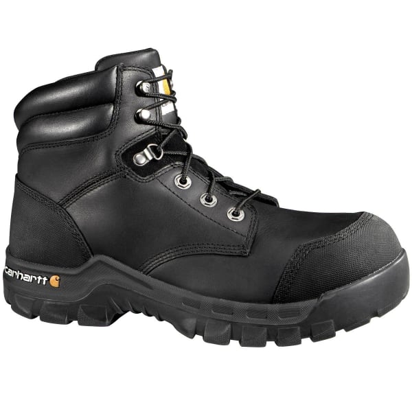 CARHARTT Men's 6-Inch Rugged Flex Waterproof Comp Toe Boots, Wide