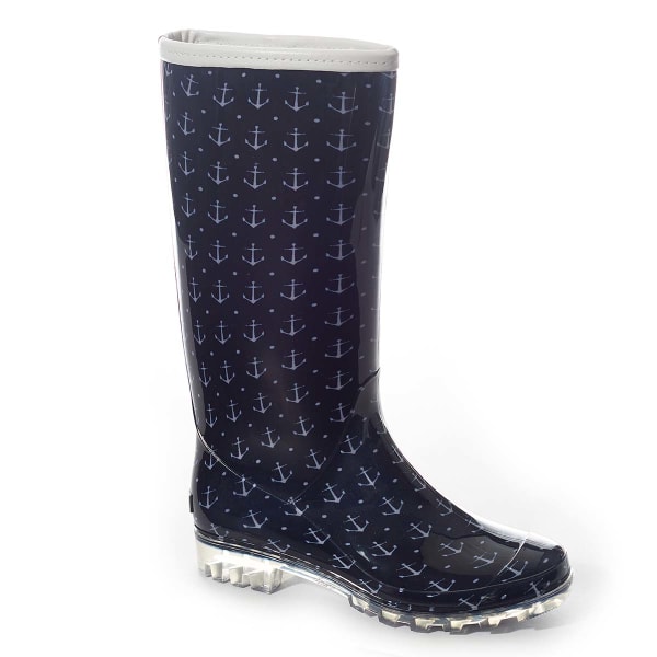 BOOTSI TOOTSI Juniors' Ahoy Anchors Rain Boots