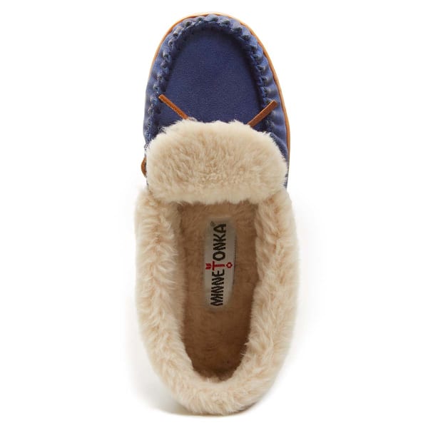 MINNETONKA Juniors' Tessa Fold Over Moccasins