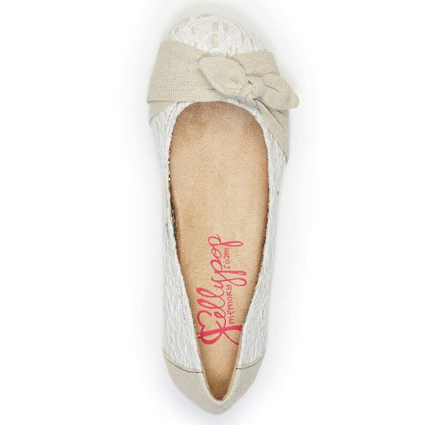 JELLYPOP Juniors' Success Lace Ballet Flats