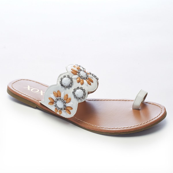 XOXO Juniors' Rio Gem Slide Toe Sandals