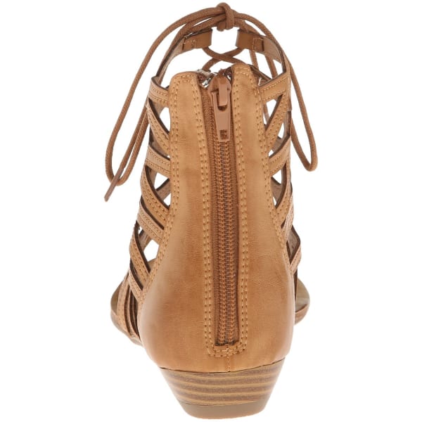 RAMPAGE Juniors' Salina Gladiator Sandals, Cognac