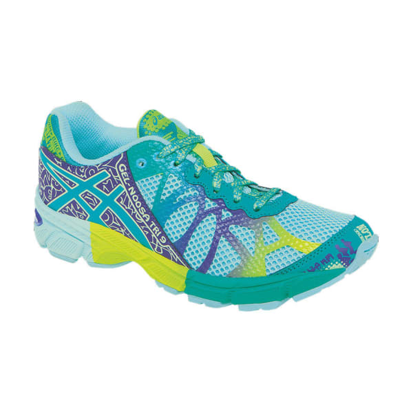 ASICS Girls Gel Noosa Tri 9 Ice BlueEmerald Purple 35-7