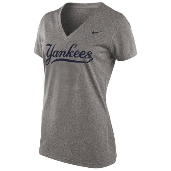 NIKE Women's New York Yankees Wordmark Short-Sleeve Tee