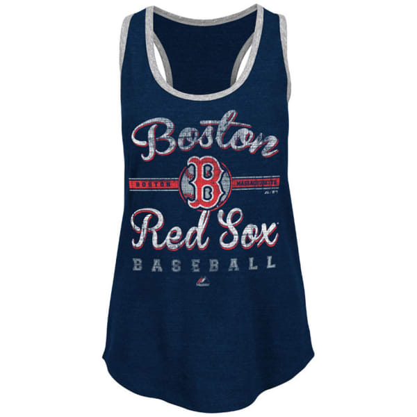 MAJESTIC ATHLETIC Boston Red Sox Women's Authentic Tradition Navy Tank Top