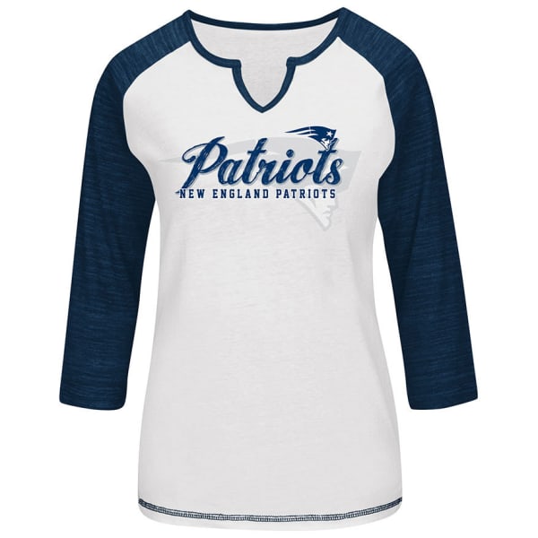 NEW ENGLAND PATRIOTS Women's Victory Is Sweet 3/4 Sleeve Raglan T-Shirt