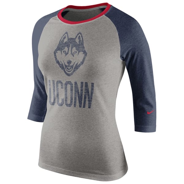 UCONN HUSKIES Women's Nike Raglan Tee