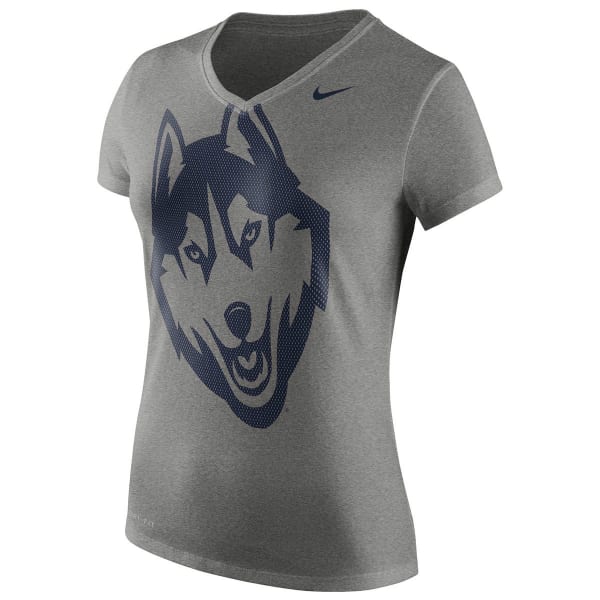 UCONN Women's Nike Dri-Blend V-Neck Mascot Tee