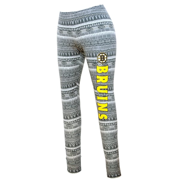 BOSTON BRUINS Women's Aztec Gray Leggings